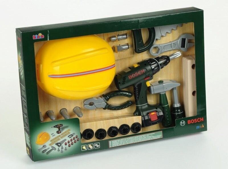 Instrumentu komplekts ar skrūvgriezi, Klein Mega Bosch, 36 gab. cena un informācija | Rotaļlietas zēniem | 220.lv