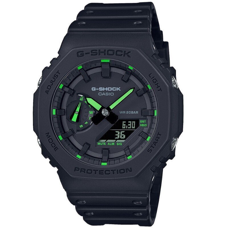 Pulkstenis Casio G-SHOCK GA-2100-1A3ER cena un informācija | Vīriešu pulksteņi | 220.lv