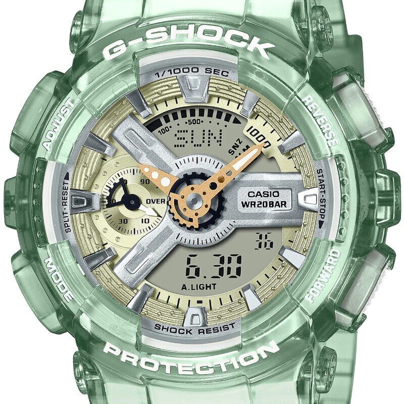 Pulkstenis Casio G-SHOCK GMA-S110GS-3AER cena un informācija | Sieviešu pulksteņi | 220.lv