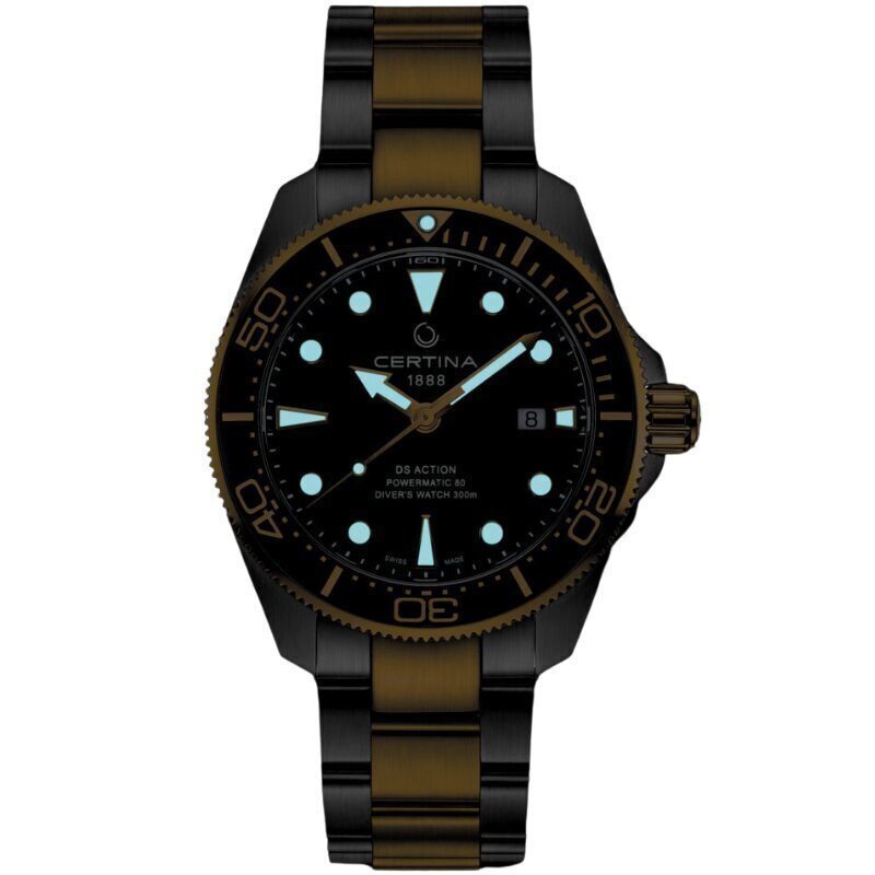 Pulkstenis Certina DS Action Diver 43 C032.607.22.051.00 cena un informācija | Vīriešu pulksteņi | 220.lv