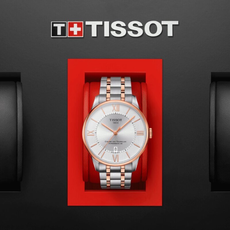 Pulkstenis Tissot T-Classic CHEMIN DES TOURELLES POWERMATIC 80 T099.407.22.038.02 cena un informācija | Sieviešu pulksteņi | 220.lv