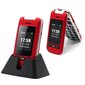 Senioru tālrunis Artfone C10 Red цена и информация | Mobilie telefoni | 220.lv