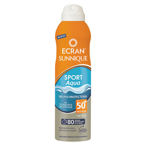 Sauļošanās sprejs Ecran Sport Aqua, 250 ml cena un informācija | Sauļošanās krēmi | 220.lv