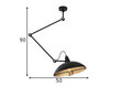 Aldex griestu lampa Melos цена и информация | Griestu lampas | 220.lv