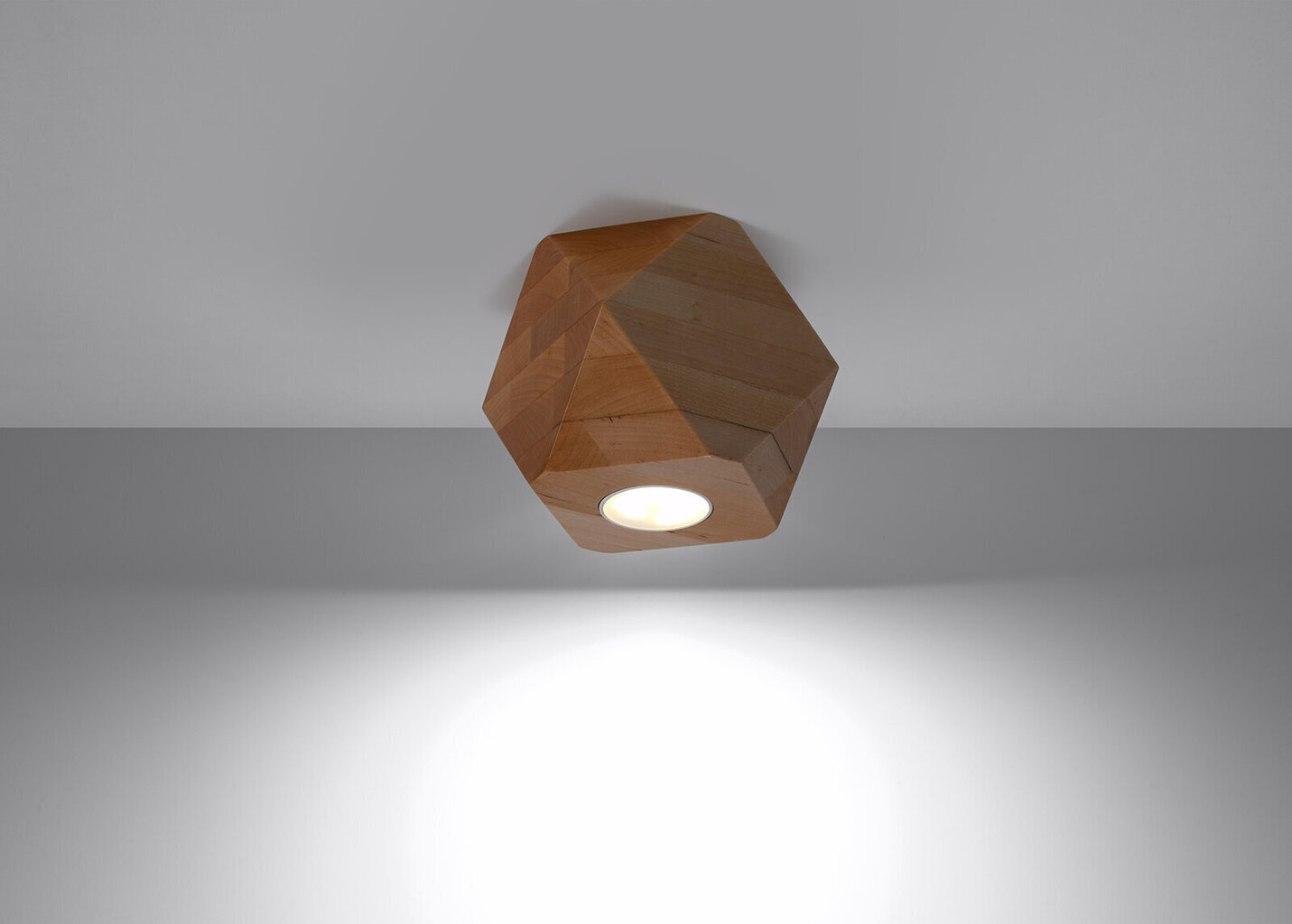 Sollux griestu lampa Woody 1 цена и информация | Griestu lampas | 220.lv