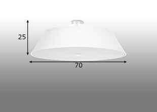 Sollux griestu lampa Vega 70 cena un informācija | Griestu lampas | 220.lv