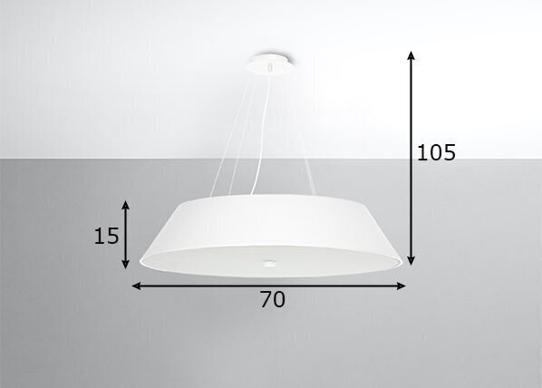 Sollux griestu lampa Vega 70 cena un informācija | Griestu lampas | 220.lv