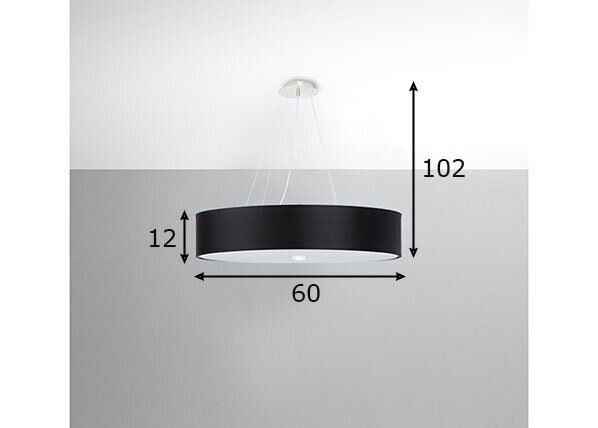 Sollux griestu lampa Skala 60 cena un informācija | Griestu lampas | 220.lv