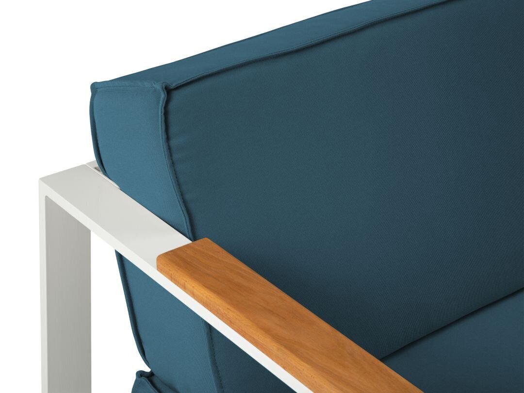 Trīsvietīgs āra dīvāns Calme Jardin Tahiti, zils cena un informācija | Dārza krēsli | 220.lv