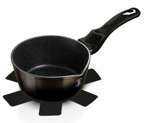 Berlinger Haus кастрюля Saucepan 16 см, 1.2 Л, BH/6602 Metallic Line Shiny Black Edition цена и информация | Кастрюли, скороварки | 220.lv