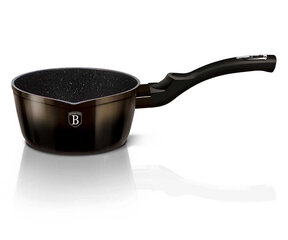 Berlinger Haus кастрюля Saucepan 16 см, 1.2 Л, BH/6602 Metallic Line Shiny Black Edition цена и информация | Кастрюли, скороварки | 220.lv