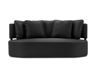 Āra dīvāns Calme Jardin Barts, melns cena un informācija | Dārza krēsli | 220.lv