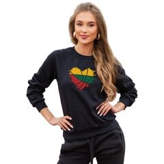 Sieviešu džemperis JSW0147623, melns cena un informācija | Jakas sievietēm | 220.lv