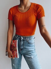 Oranžs sieviešu t-krekls Isabella RY2072-47580-XL цена и информация | Женские блузки, рубашки | 220.lv