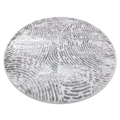Современный круглый ковёр Mefe 8725, серый цена и информация | Ковры | 220.lv