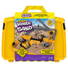 Набор кинетического песка "Строительная площадка" KINETIC SAND цена и информация | Игрушки для мальчиков | 220.lv