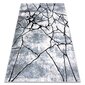 Paklājs moderns COZY 8873 Cracks Saplaisājis betons, struktūra - divi sariņu līmeņi spilgti pelēks / zils cena un informācija | Paklāji | 220.lv