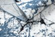 Paklājs moderns COZY 8871 Marble, Marvalzis, strukturāls - divi sariņu līmeņi zils цена и информация | Paklāji | 220.lv