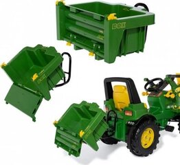 Контейнер для трактора Rolly Toys Rolly Box John Deere цена и информация | Конструктор автомобилей игрушки для мальчиков | 220.lv