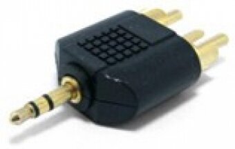 Gembird 3.5 mm plug to 2 x RCA plug цена и информация | Savienotājkabeļi | 220.lv