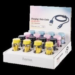 Hama USB-A Male - USB-C Male 0.60m Mixed colors цена и информация | Кабели для телефонов | 220.lv