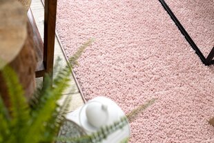 Paklājs BERBER 9000 rozā, ar pušķi, Berberu, Marokas, Shaggy цена и информация | Ковры | 220.lv