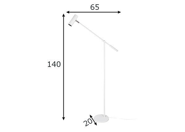 Globen Lighting stāvlampa Hubble цена и информация | Stāvlampas | 220.lv