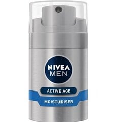 Pretgrumbu krēms Nivea Men Active Age (50 ml) cena un informācija | Sejas krēmi | 220.lv