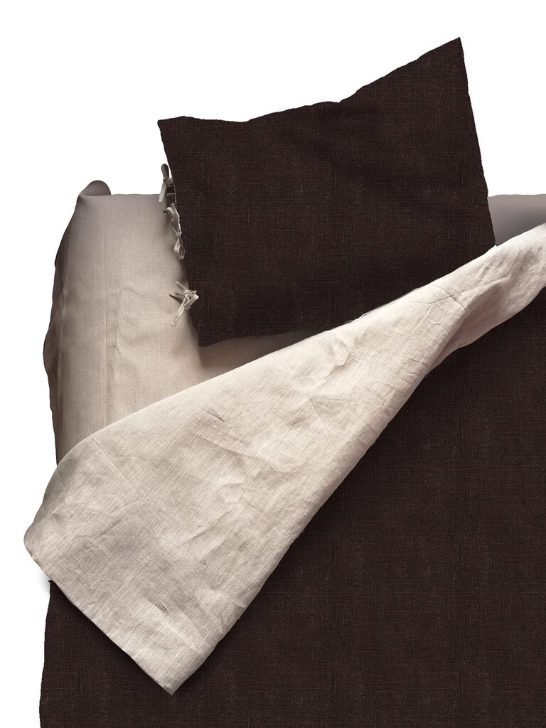 Lina gultas veļa / pārvalks 150 x 200 cm ar spilvendrānu цена и информация | Gultas veļas komplekti | 220.lv