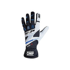 Men's Driving Gloves OMP MY2018 Zils Melns cena un informācija | Cepures, cimdi, šalles zēniem | 220.lv