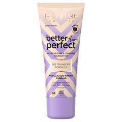 Mitrinoša grima bāze Eveline Better Than Perfect 30 ml, 03 Light Beige cena un informācija | Grima bāzes, tonālie krēmi, pūderi | 220.lv