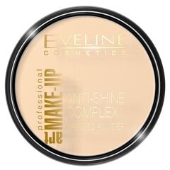 Matējošs kompaktais pūderis Eveline Art Make-Up Anti-Shine Complex Pressed 14 g, 30 Ivory cena un informācija | Grima bāzes, tonālie krēmi, pūderi | 220.lv