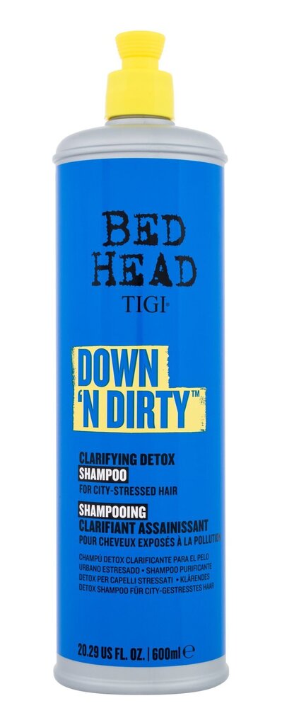 Dziļi attīrošs šampūns Tigi Bed Head Down N Dirty 600 ml cena un informācija | Šampūni | 220.lv
