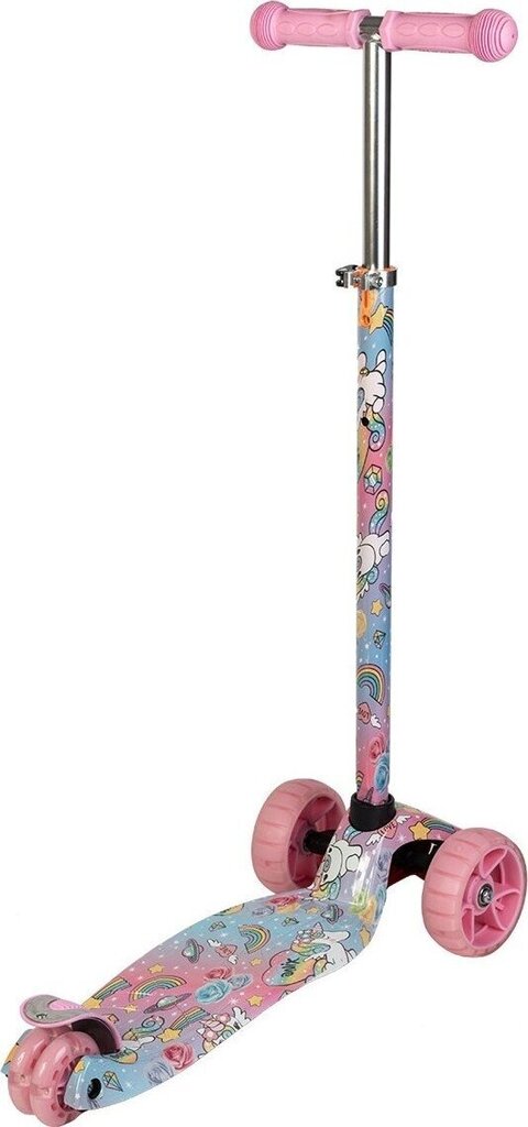Trīsriteņu skrejritenis Enero Maxi Unicorn, rozā cena un informācija | Skrejriteņi | 220.lv