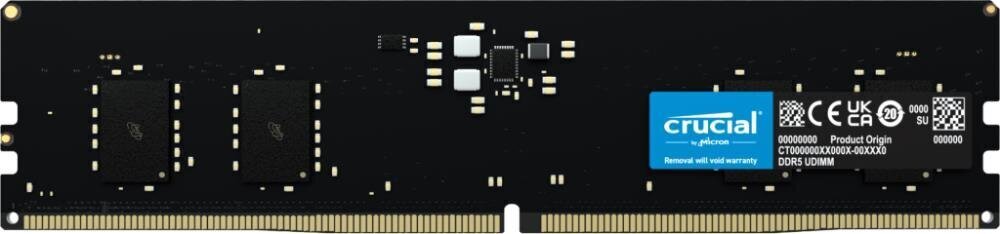 MEMORY DIMM 8GB DDR5-4800/CT8G48C40U5 CRUCIAL cena un informācija | Operatīvā atmiņa (RAM) | 220.lv