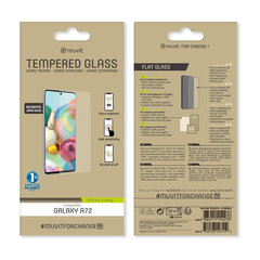 Samsung Galaxy A72 Tempered 2.5D Screen Glass By Muvit Transparent цена и информация | Защитные пленки для телефонов | 220.lv