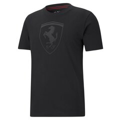 Motosporta krekls vīriešiem Puma Ferrari Race Big Shield Tee - 53147001, melns цена и информация | Мужская спортивная одежда | 220.lv