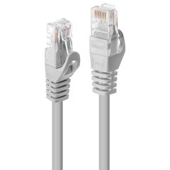 КАБЕЛЬ CAT5E U/UTP 0.5M/GREY 48361 LINDY цена и информация | Кабели и провода | 220.lv