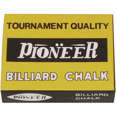 Krīts Billiard Pioneer Blue 12gab cena un informācija | Pioneer Sports, tūrisms un atpūta | 220.lv