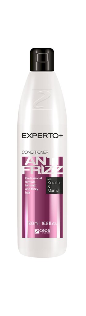 Kondicionieris sausiem matiem Cece Experto+ Anti Frizz, 500 ml cena un informācija | Matu kondicionieri, balzāmi | 220.lv