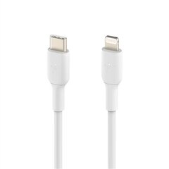 Belkin CAA003bt1MWH, Lightning/USB-C, 1 m cena un informācija | Kabeļi un vadi | 220.lv