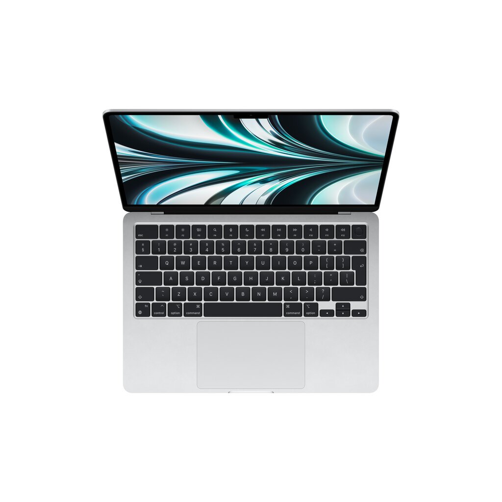 MacBook Air 13” Apple M2 8C CPU, 10C GPU/8GB/512GB SSD/Silver/INT - MLY03ZE/A cena un informācija | Portatīvie datori | 220.lv