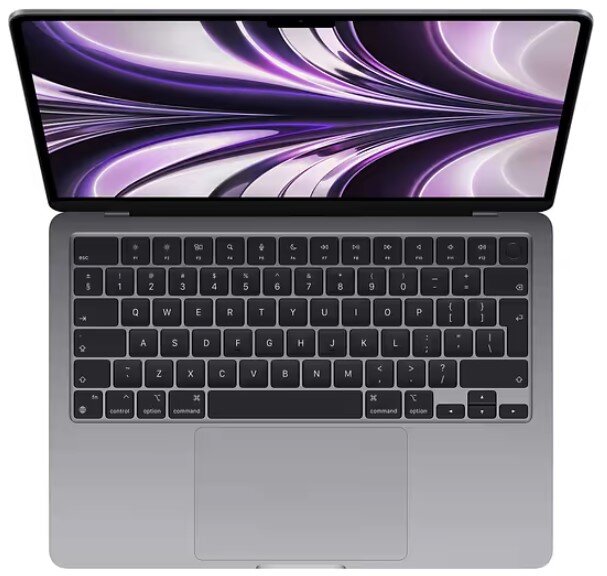 Notebook|APPLE|MacBook Air|MLXW3ZE/A|13.6"|2560x1664|RAM 8GB|SSD 256GB|8-core GPU|ENG|macOS Monterey|Space Gray|1.24 kg|MLXW3ZE/A цена и информация | Portatīvie datori | 220.lv