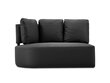 Moduļu dīvāns Calme Jardin Barts, melns cena un informācija | Dārza krēsli | 220.lv