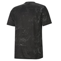 Skriešanas krekls vīriešiem Puma Run GRAPHIC SS TEE M Puma Black – 52020401, melns цена и информация | Мужская спортивная одежда | 220.lv