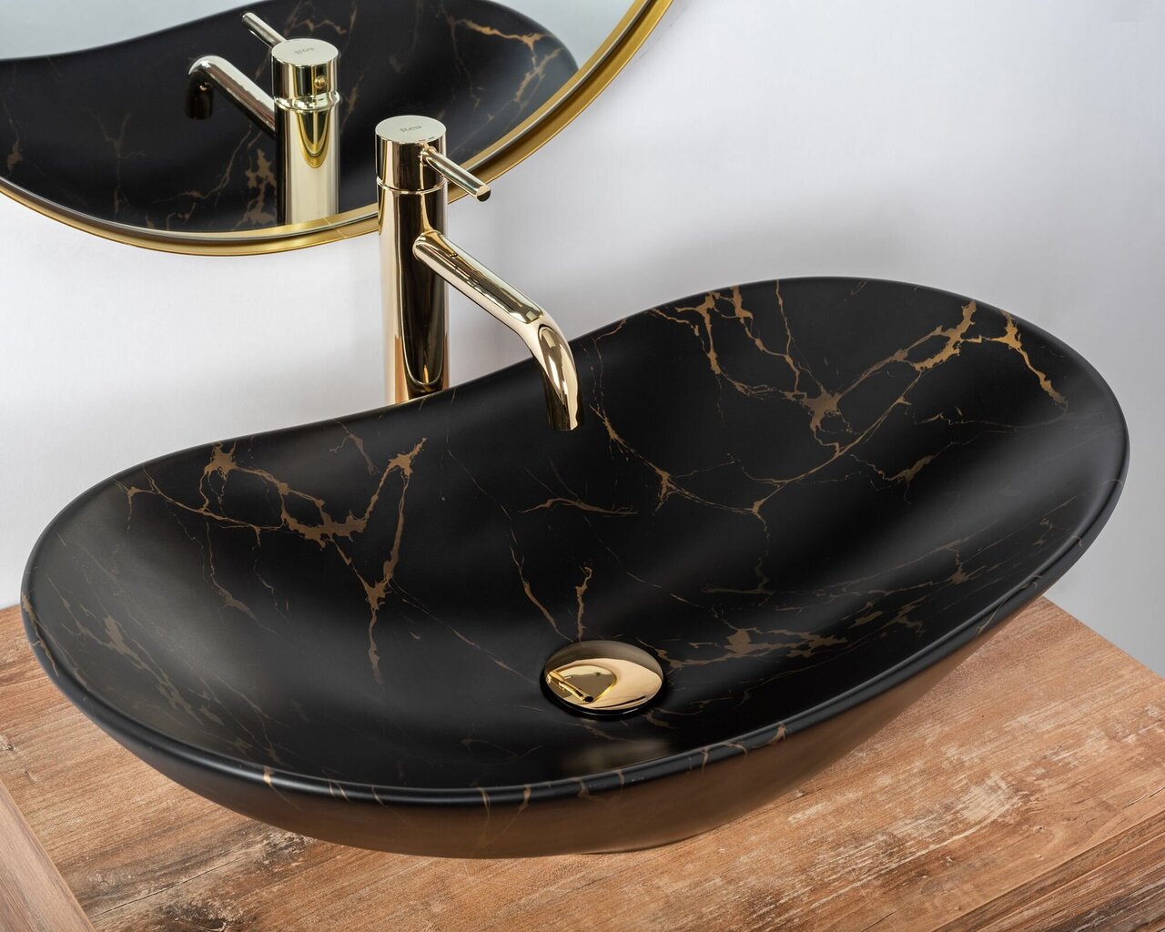 Iebūvēta izlietne Rea Royal 60 Black Marble Mat цена и информация | Izlietnes | 220.lv