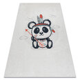 BAMBINO 1129 mazgāšanas paklājs panda bērniem pretslīdēšana - krēms