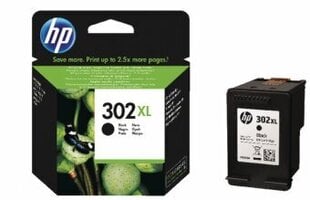 HP Ink 302XL F6U68AE, melna cena un informācija | Tintes kārtridži | 220.lv