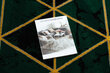 Paklājs EMERALD ekskluzīvs 1020 glamour, stilīgs marvalzis, trijstūri pudele zaļa / zelts цена и информация | Paklāji | 220.lv