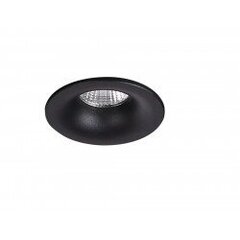 MAXLIGHT H0105 OPRAWA WPUSTOWA MAX YUCA ROUND TILTED BLACK 3W цена и информация | Потолочные светильники | 220.lv